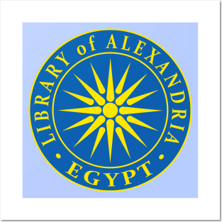 The Library of Alexandria Posters and Art